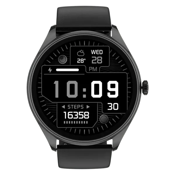 noise NoiseFit Twist 2 Smartwatch (Jet Black Strap)