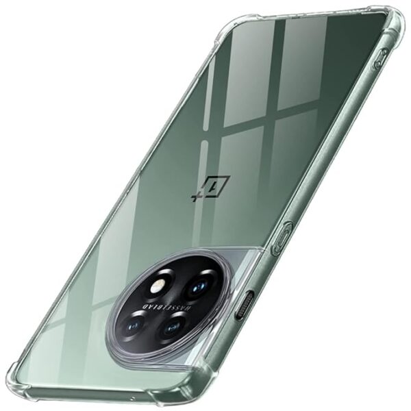 TheGiftKart Crystal Clear Back Cover Case for OnePlus 11 5G - Transparent Bumper
