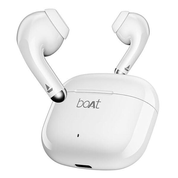 boAt Airdopes 101v2 (Smoke White)
