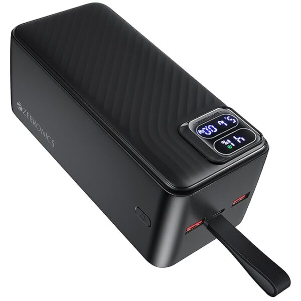ZEBRONICS EnergiPOD 50R1 Power Bank, 50000 mAh