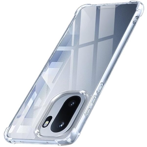 TheGiftKart for OnePlus 15R Case (PC & TPU, Transparent)