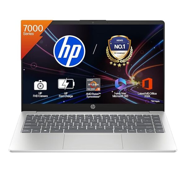 HP 15, AMD Ryzen 3 7320U (8GB LPDDR5, 512GB SSD)