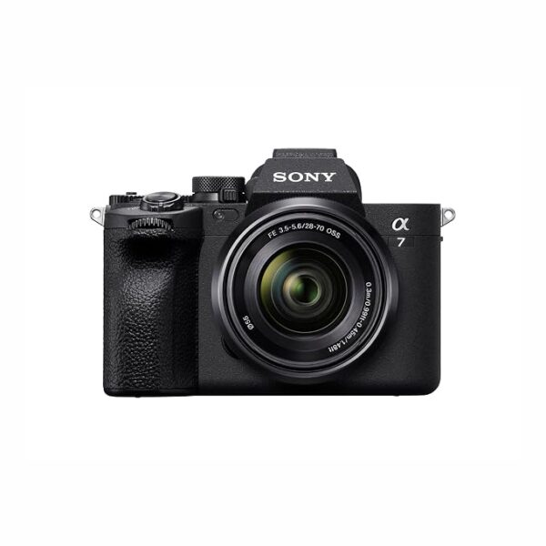 Sony Alpha ILCE-7M4K Full-Frame Hybrid Camera 33MP Interchangeable-Lens Mirrorless Camera with 28-70mm Digital Zoom Lens | 4K 60P Video Recording | Real-Time Eye AF for Humans, Birds, Animals - Black