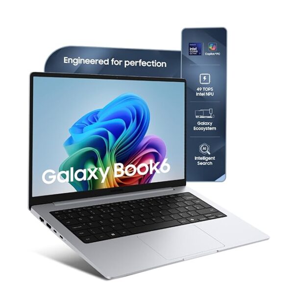 Samsung Galaxy Book6 (Silver, 16GB RAM, 512GB SSD)
